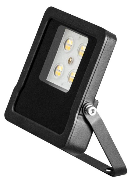 EVN Panthera LED reflector de exterior IP65 10W 4,000K, Negru, Metal, Spot de perete