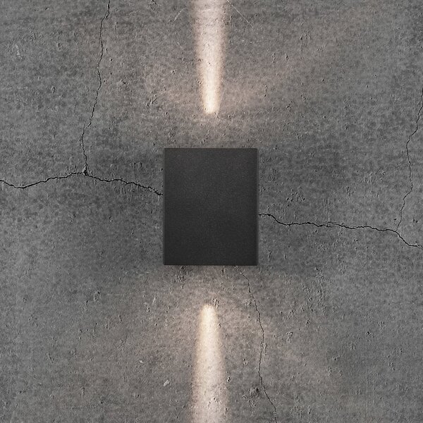 Lămpi de exterior Nordlux, Canto Kubi 2, Negru, Metal, Modern