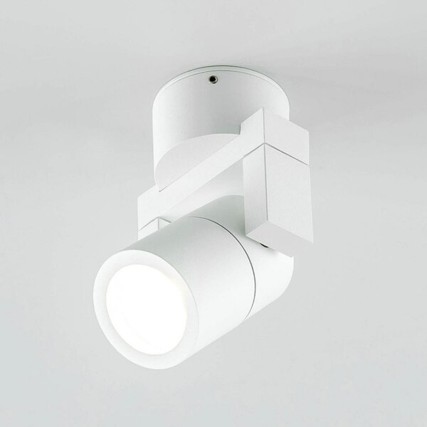 EVN 635001 spot aplicat tavan, IP54 rotund alb, reglabil, Alb, Studiu / Birou, Metal, Modern
