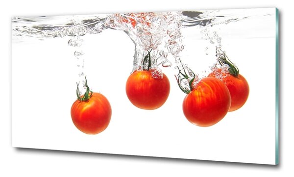 Tablou din Sticlă Tomatele sub apă
