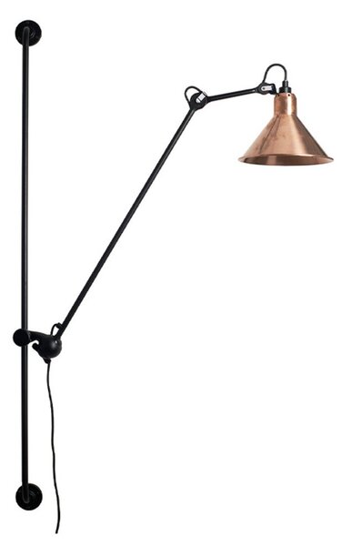 Lampă de perete Lampe Gras, Negru, Camera de zi, Metal, Design industrial
