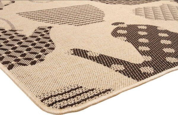 Covor Bucatarie, Flex 19056 19, Bej, Antiderapant 75x200 cm 75x200