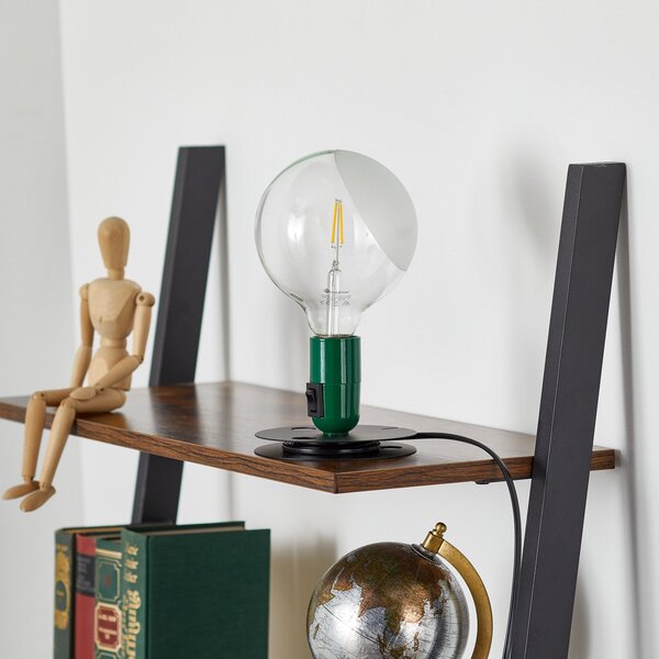 Lampă de masă FLOS, Lampadina, Verde, Camera de zi, Metal, Design