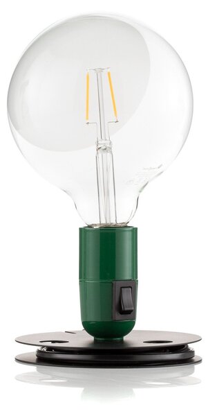 Lampă de masă FLOS, Lampadina, Verde, Camera de zi, Metal, Design