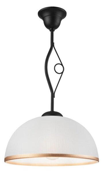 Lustră pe tijă RETRO 1xE27/60W/230V negru