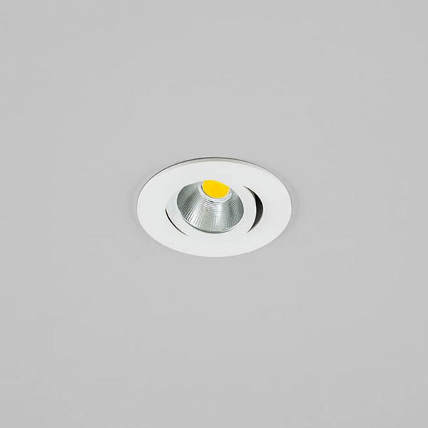 EVN PC20 spot încas rotund dimmer trepte 3000K alb, reglabil, Alb, Studiu / Birou, Metal, Modern, Corpuri de iluminat încastrate rotunde