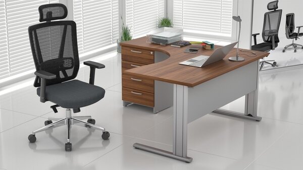 Set mobila birou Visio LUX 7, stejar