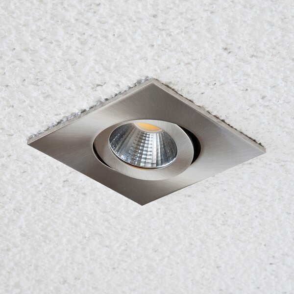 EVN PC20 Dimmer unghiular încastrabil 3000K oțel inoxidabil, reglabil, Metalic, Studiu / Birou, Metal, Modern, Luminile încastrate unghiulare
