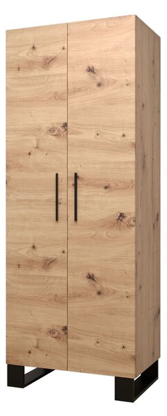 Set mobilier pentru hol Amanda 1 (Stejar artisan + Alb). 1085864