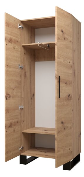 Set mobilier pentru hol Amanda 1 (Stejar artisan + Alb). 1085864