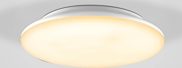 EVN Catino LED plafonieră cu LED, CCT, 30 cm, reglabil, Alb, Baie, Plastic, Modern