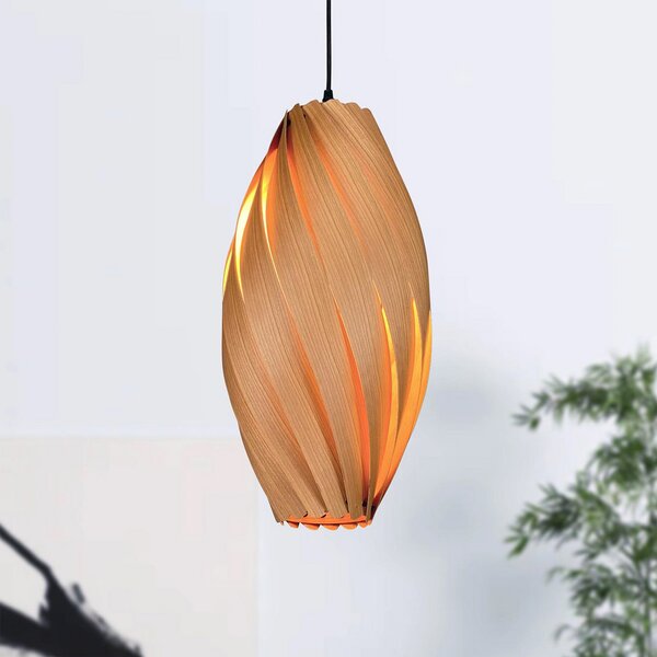 Gofurnit Ardere pendul cireș, înălțime 50 cm, reglabil, Lemn, Camera de zi / sufragerie, Lemn, Design