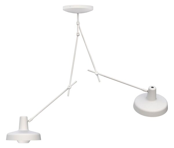 GRUPA Arigato plafonieră 2 lumini 70cm alb, reglabil, Alb, Studiu / Birou, Metal, Plafon cu flacără multiplă