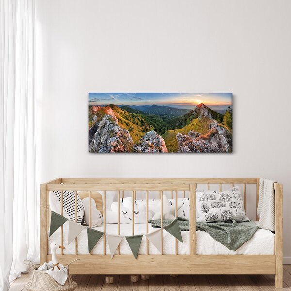 Tablou - Peisaj montan (120x50 cm)