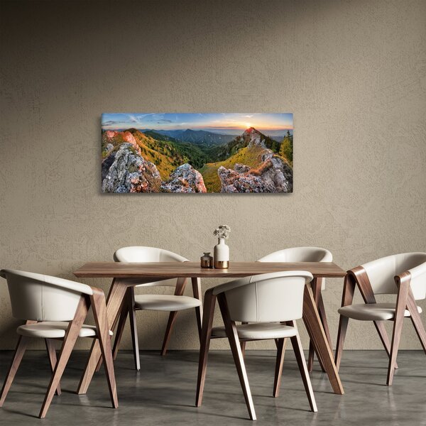 Tablou - Peisaj montan (120x50 cm)