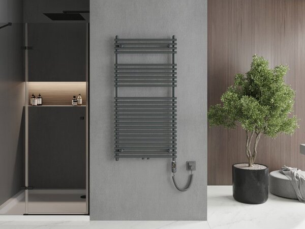 Mexen Sol, element electric de încălzire 1200x600 mm + tijă de încălzire 900 W, antracit, W125-1200-600-2900-66