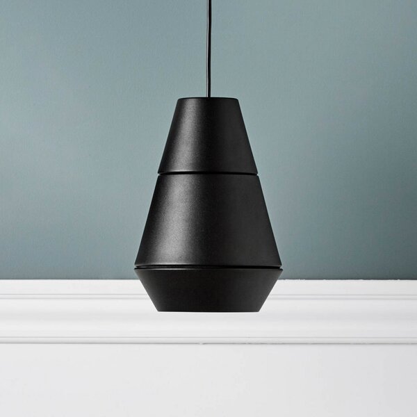 GRUPA Ili La Lava lampă suspendată negru, reglabil, Negru, Camera de zi / sufragerie, Metal, Design