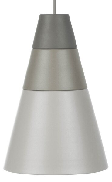 GRUPA Ili Coney Cone lampă suspendată gri, reglabil, Gri, Camera de zi / sufragerie, Metal, Design