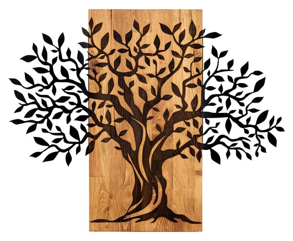 Accesoriu decorativ din lemn, copacul vieții, 72 x 58 cm