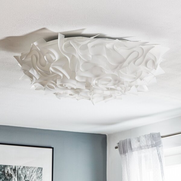 Plafoniere Slamp, VELI, reglabil, Alb, Camera de zi, Plastic, Design