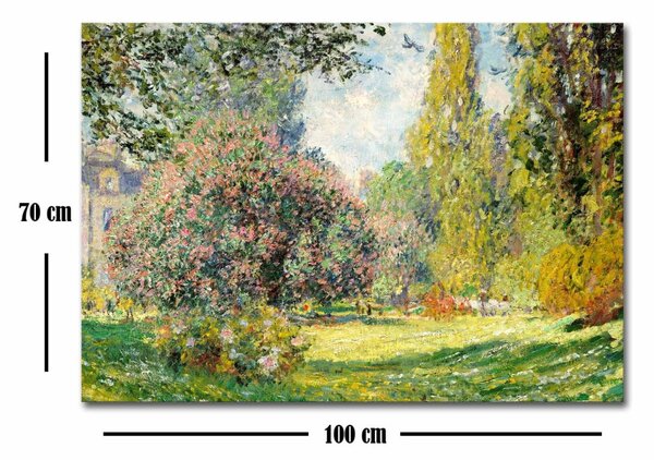 Pictură decorativă pe pânză, peisaj, 70 x 100 cm