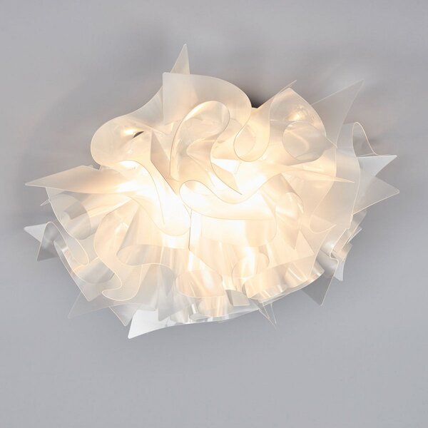 Plafoniere Slamp, VELI, reglabil, Transparent, Camera de zi, Plastic, Design