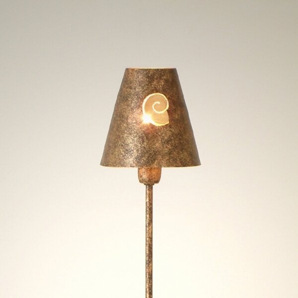 Holländer Lampă de masă Esempio, înălțime 70cm, Auriu / Alamă, Camera de zi / sufragerie, Metal, Modern