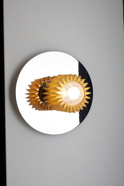 Lampă de perete DCW, Auriu / Alamă, Camera de zi, Metal