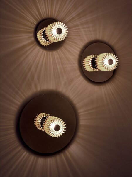 Lampă de perete DCW, Auriu / Alamă, Camera de zi, Metal