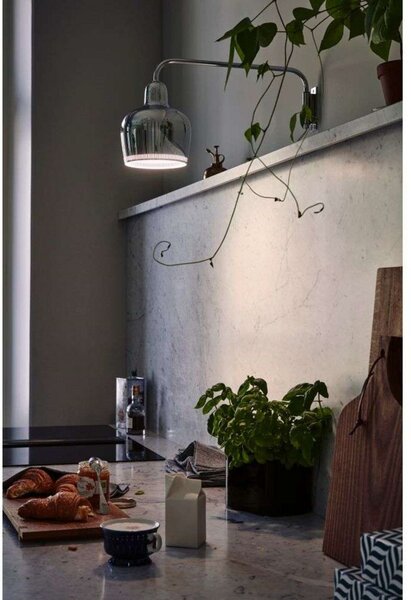 Lampă de perete Artek, Alb, Sala de mese, Metal