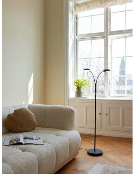 Lampadar Halo Design, reglabil, Alb, Camera de zi, Metal