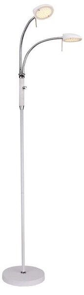 Lampadar Halo Design, reglabil, Alb, Camera de zi, Metal