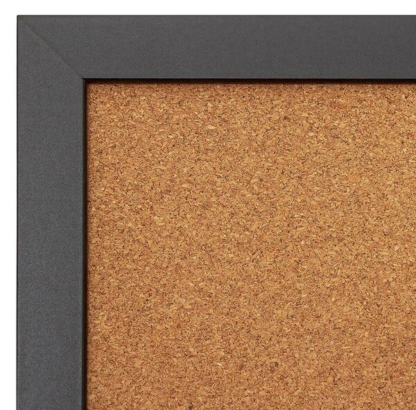 Tablă Combi Board / plută 60 × 90 cm, neagră