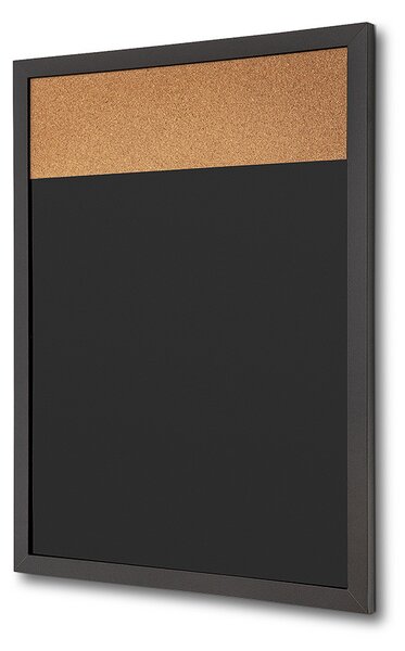 Tablă Combi Board / plută 45 × 60 cm, neagră
