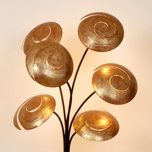 Holländer Lampă de podea Nuvola 6, Auriu / Alamă, Camera de zi / sufragerie, Metal, Design