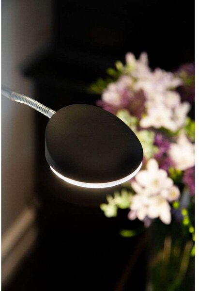 Lampadar Halo Design, reglabil, Negru, Camera de zi, Metal