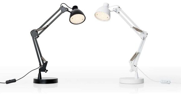 Lampă de masă Halo Design, Negru, Studiu / Birou, Aluminiu