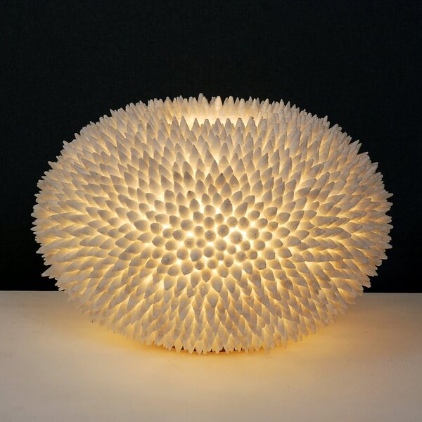 Holländer Lampă de masă Sirena Bianco, Alb, Camera de zi / sufragerie, Design