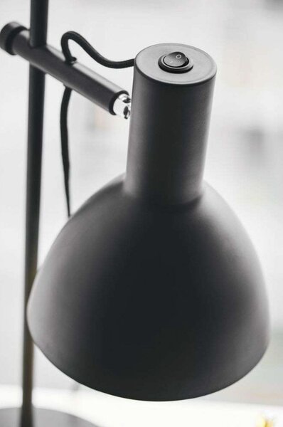 Lampadar Halo Design, Negru, Camera de zi, Metal
