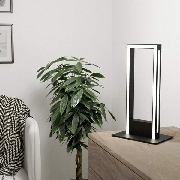 EGLO connect LED lampă de masă Savilanas-Z, negru, CCT, reglabil, Negru, Camera de zi / sufragerie, Modern