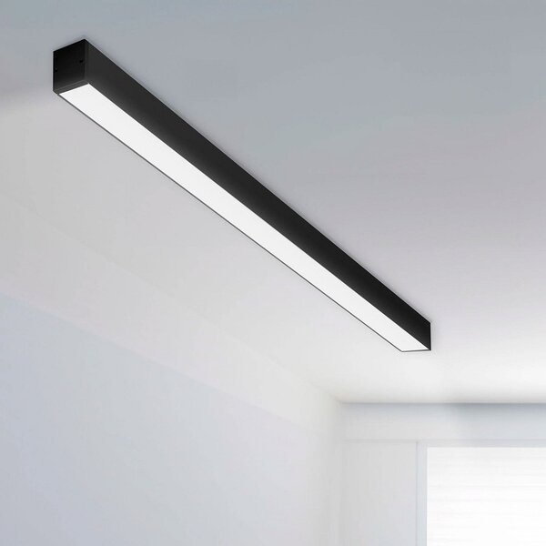 The Light Group Banda luminoasă LED SLC CLICK, negru, 56 cm, CCT, DALI, IP20, reglabil, Negru, Camera de zi / sufragerie, Aluminiu, Modern