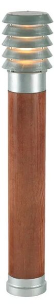Alta Lampadare Exterior Large Wood/Galvanised - Norlys