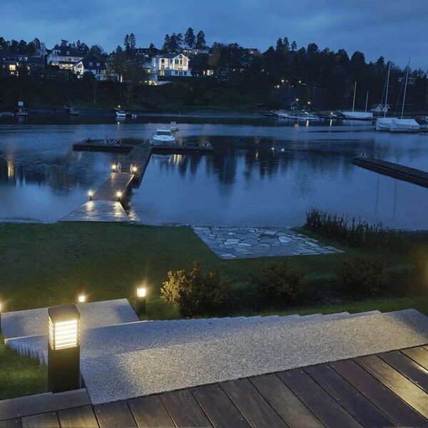 Halmstad 85 LED 8,5W Lampadare Exterior Black - Norlys