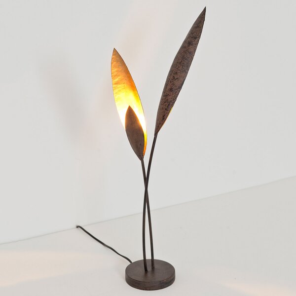 Holländer Strelicie - lampă LED de bufet grațioasă, Negru, Camera de zi / sufragerie, Metal, Design, Stand altcineva