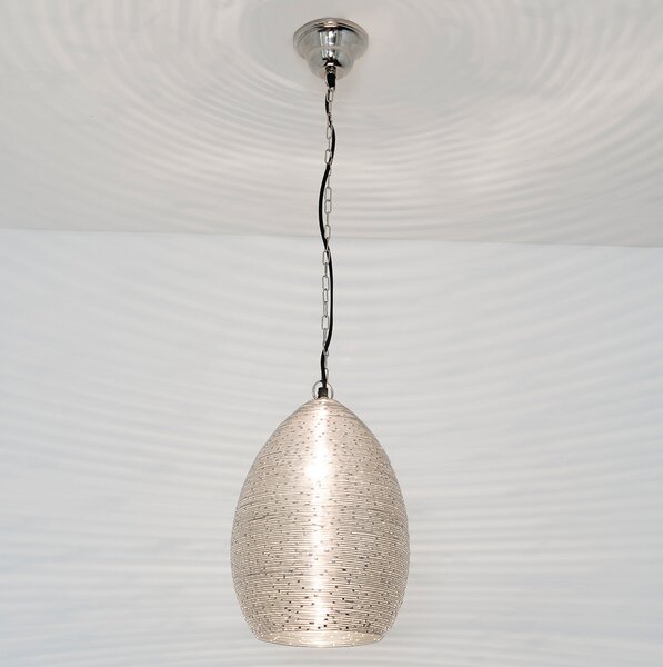 Holländer Lampă suspendată Colibri, înălțime 65 cm, Ø 33 reglabil, Metalic, Camera de zi / sufragerie, Metal, Modern