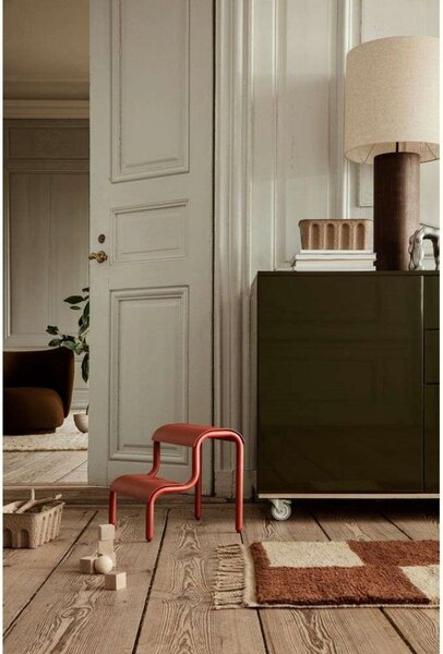 Lampadar ferm LIVING, Bej, Camera de zi, Lemn, Vintage