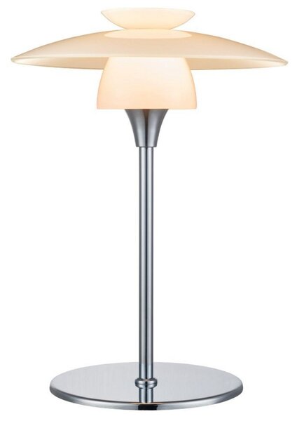 Lampă de masă Halo Design, Alb, Camera de zi, Metal