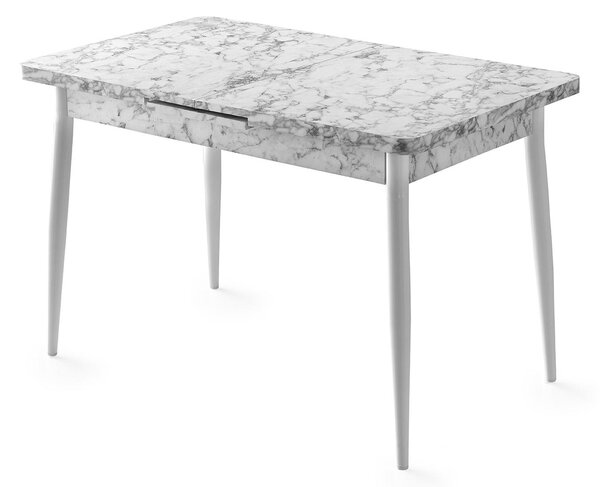 Masă de sufragerie extensibilă (pentru 6 persoane) Aimee (multicolor). 1088251