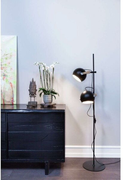 Lampadar Halo Design, Negru, Camera de zi, Sticlă