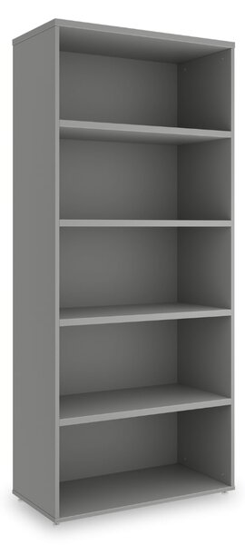Dulap înalt SimpleOffice 80 x 40 x 180 cm, gri